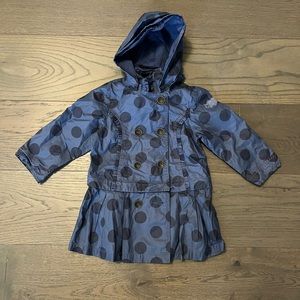 Catmini girls spring/rain jacket 2T EUC France $150
